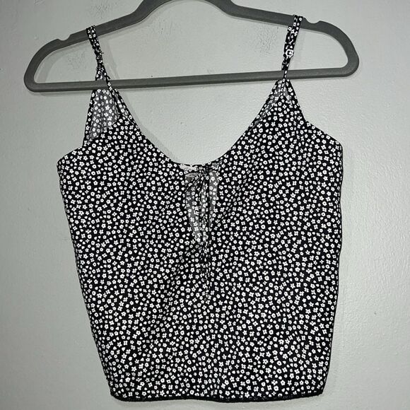 John Galt black-and-white floral crop top - Picture 2 of 6